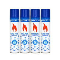 4x Silver Match Navulgas 300ml
