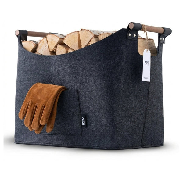 Filz-Holzkorb (60 Liter)